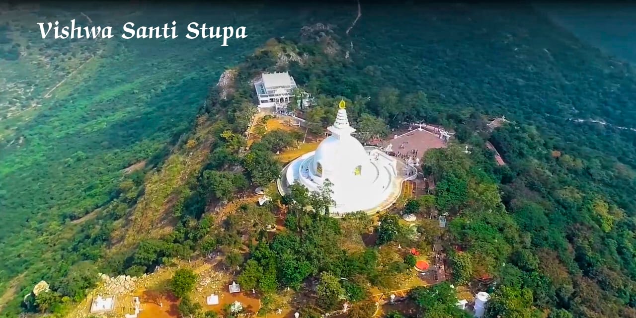 vishwa santi stupa rajgir